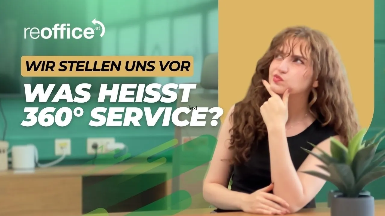 Video: 360 Grad Büroservice in Wien, wir sind Reoffice